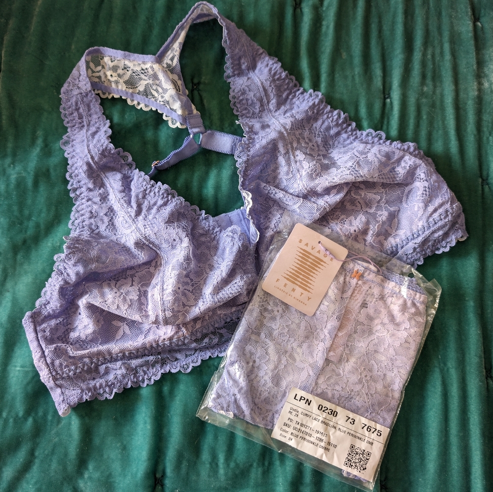 NWT Savage X Fenty Bralette & panties set PLUS SIZE